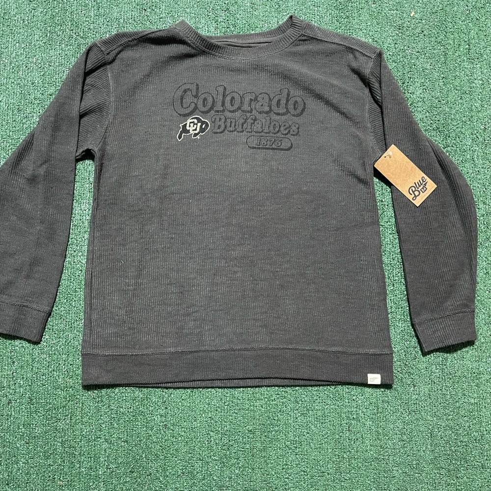 Colorado Buffaloes Long Sleeve Thermal Shirt Mens Size Medium